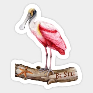 Spoonbill Sticker